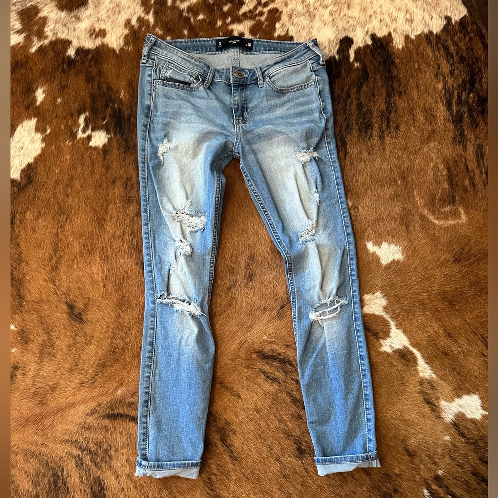 hollister cropped skinny jeans ❤️